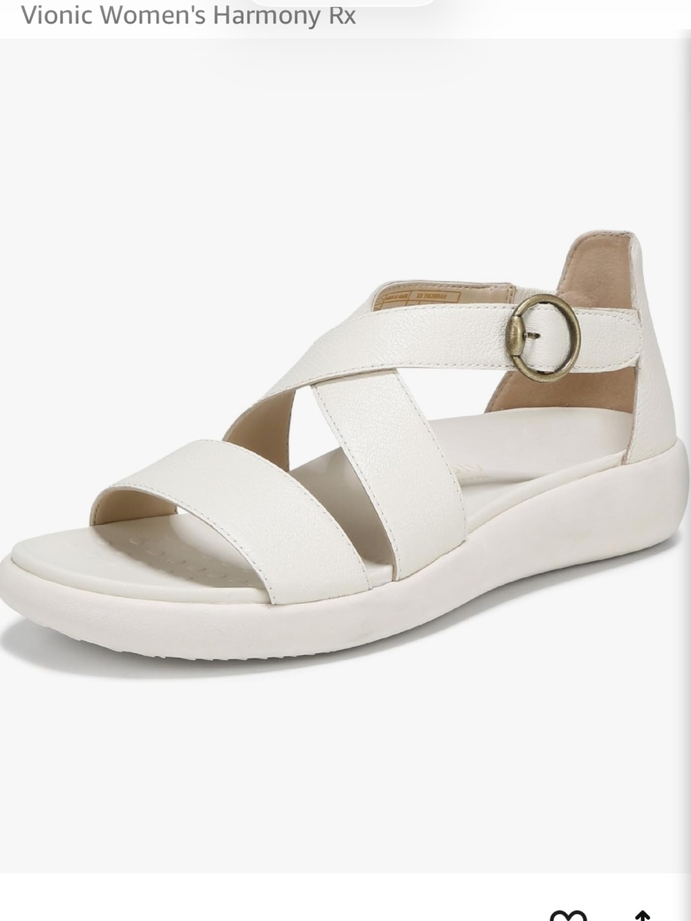 Vionic Harmony RX Sandal Cream - Picture 16 of 16